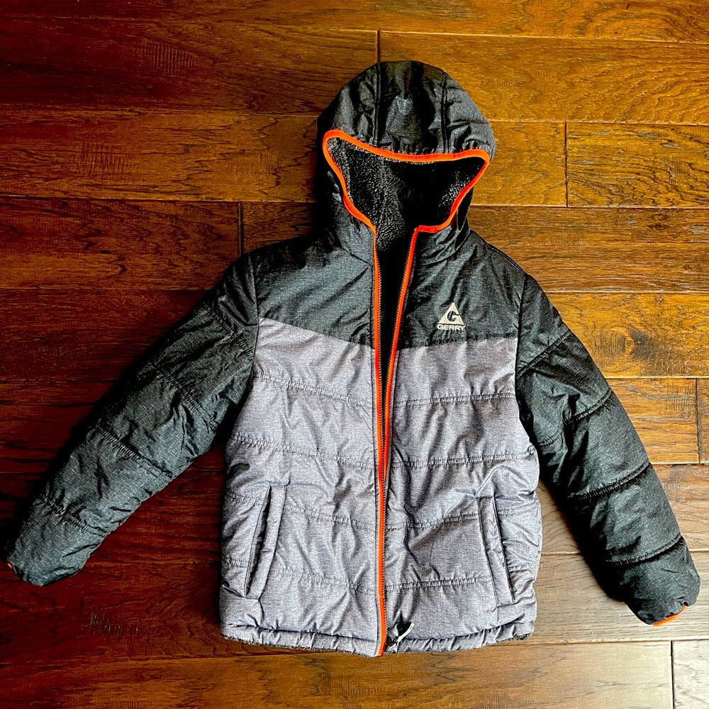 Gerry Puffer Fleece Lined Hooded Kids Winter Coat